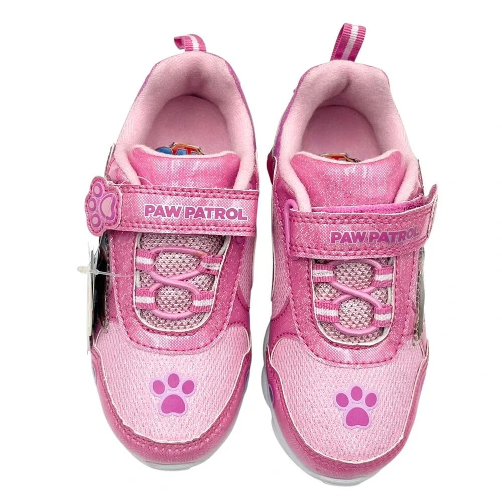 Nickelodeon Paw Patrol Little Girls Light-up Slip-on Shoes Size 12 Pink Purple‎